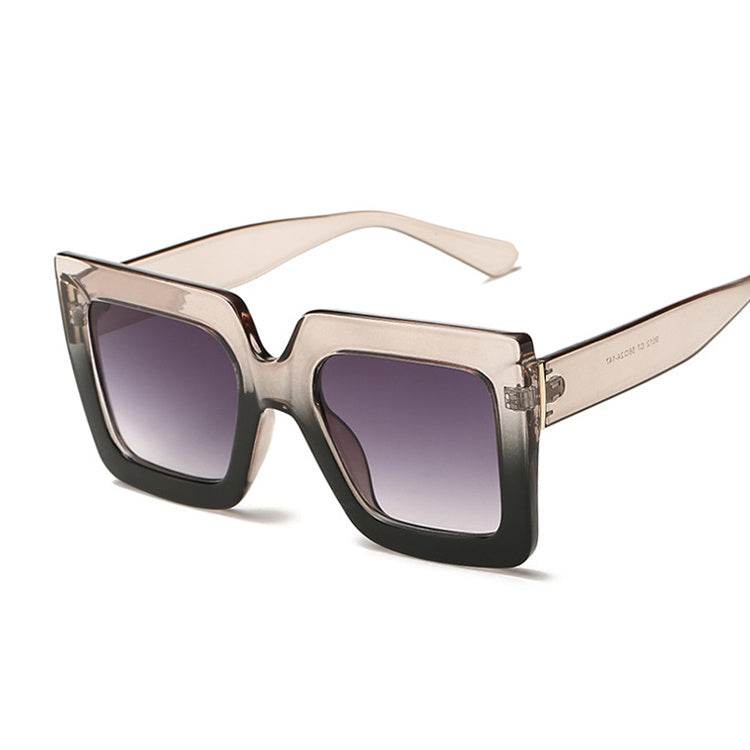 Women's Oversized Square Frame Sunglasses - Mubimart