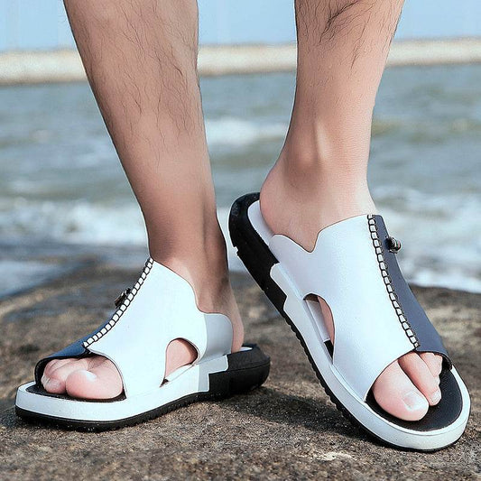 Slipper Male Outside Wears Trend Korean Edition Personality - Mubimart