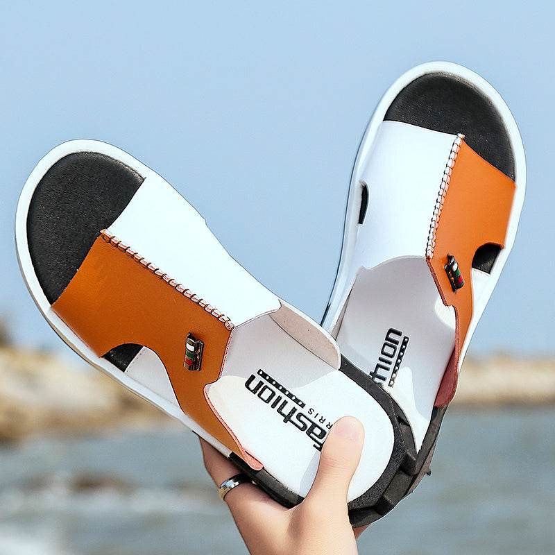 Slipper Male Outside Wears Trend Korean Edition Personality - Mubimart