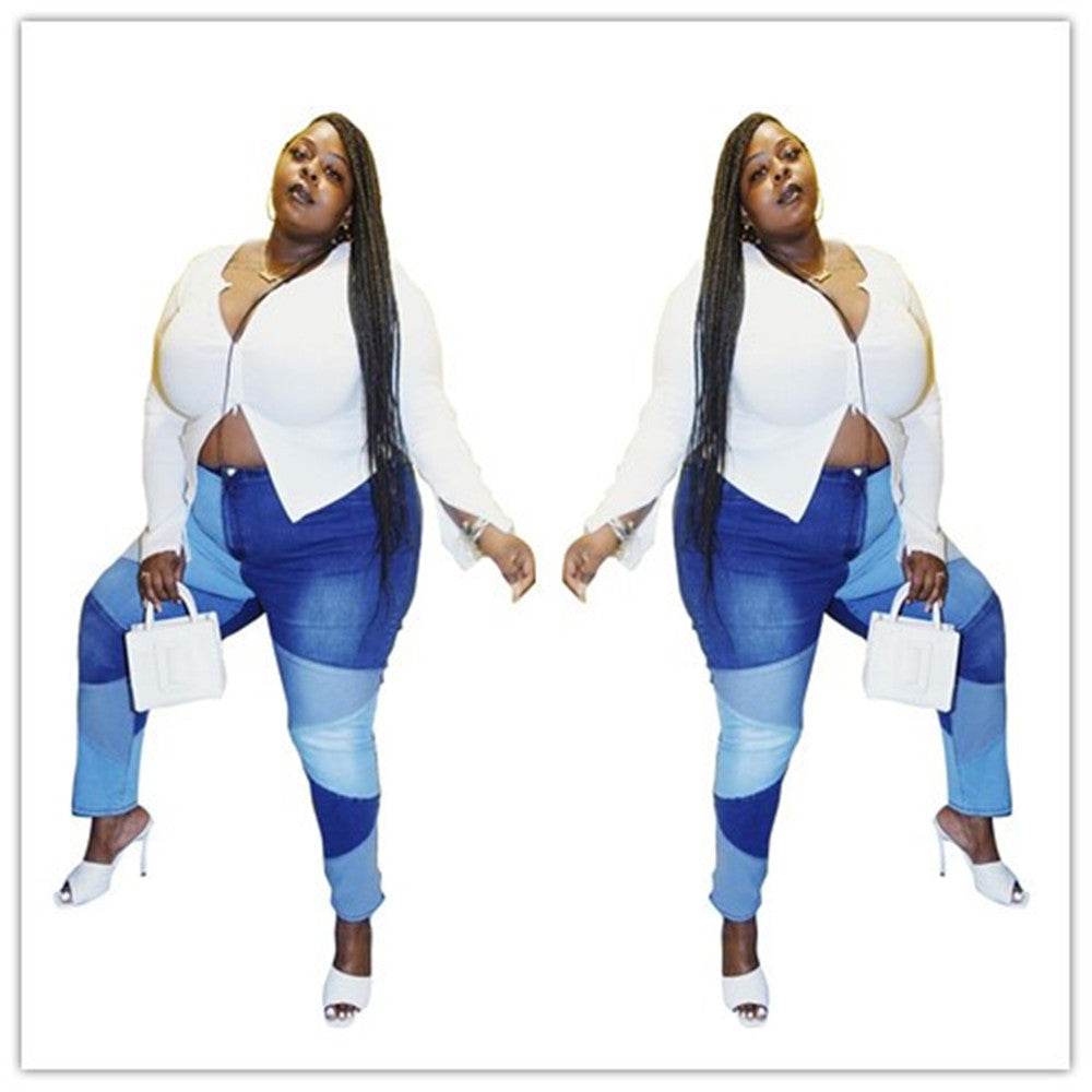 Double End Zipper White Cardigan Plus-size Dress - Mubimart