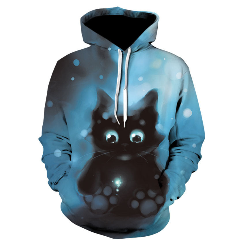 3D Digital Printing Hooded Sweatshirt Fashion Pullover Sweatshirt Sweatshirt