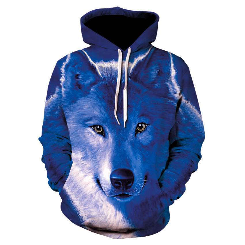 3D Digital Printing Hooded Sweatshirt Fashion Pullover Sweatshirt Sweatshirt - Mubimart