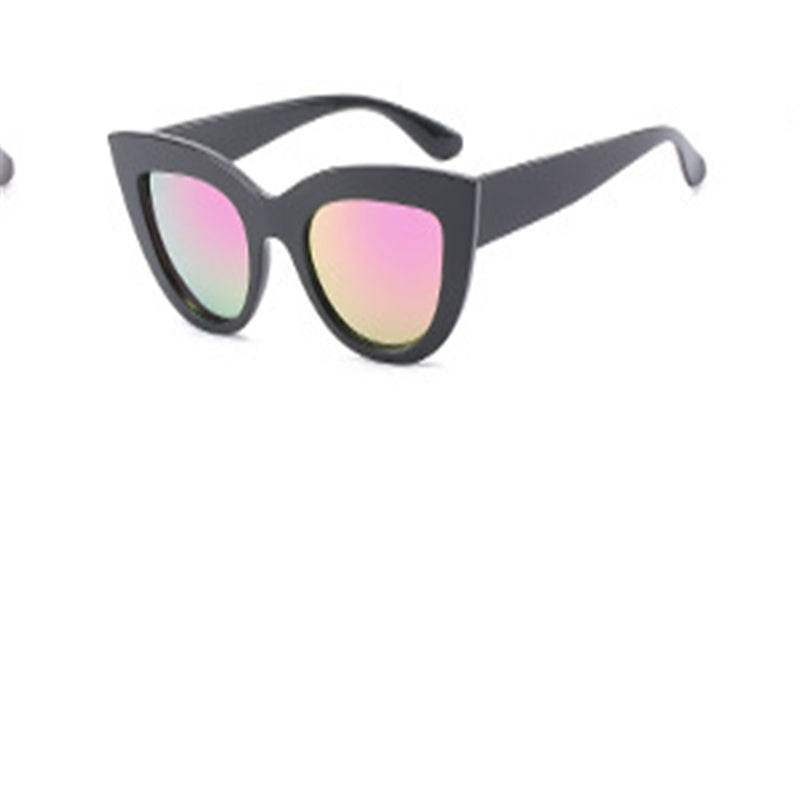 Retro Cat Eye Sunglasses Trendy Sunglasses Cross-Border Sunglasses - Mubimart