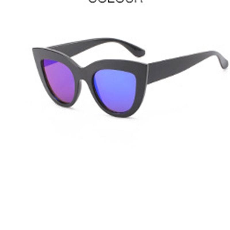 Retro Cat Eye Sunglasses Trendy Sunglasses Cross-Border Sunglasses - Mubimart
