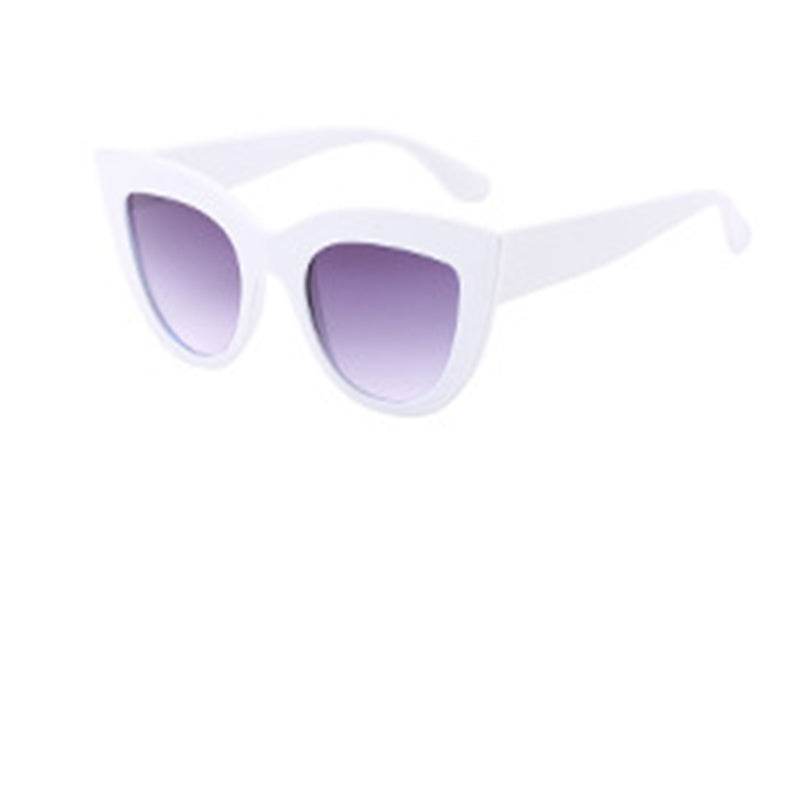 Retro Cat Eye Sunglasses Trendy Sunglasses Cross-Border Sunglasses - Mubimart