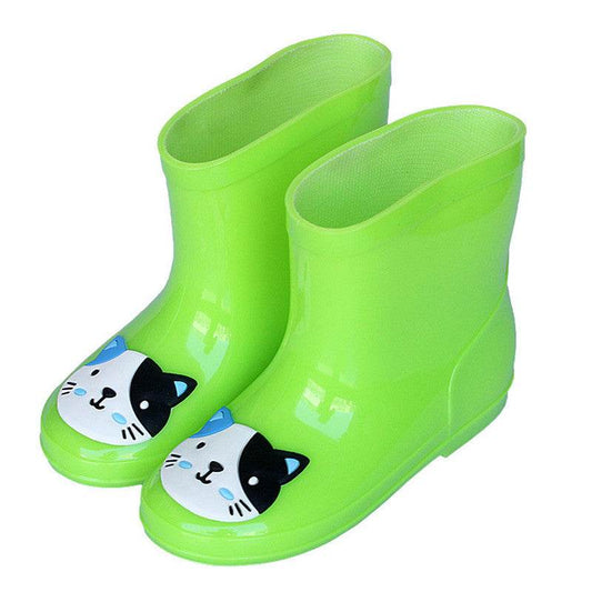 Little Yellow Duck Rain Boots Cute Water Boots Children Rain Boots - Mubimart