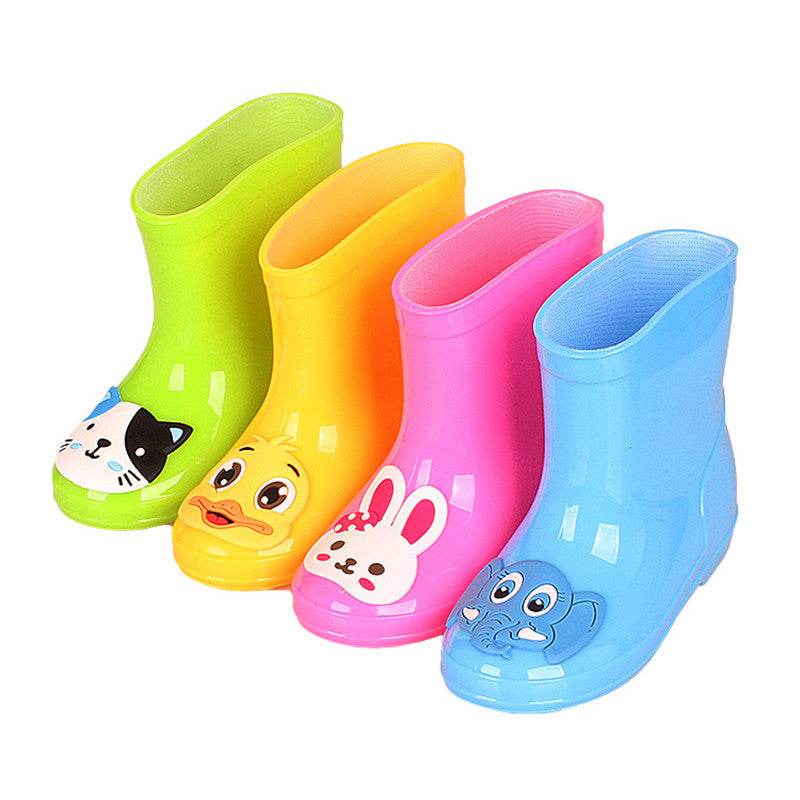 Little Yellow Duck Rain Boots Cute Water Boots Children Rain Boots - Mubimart