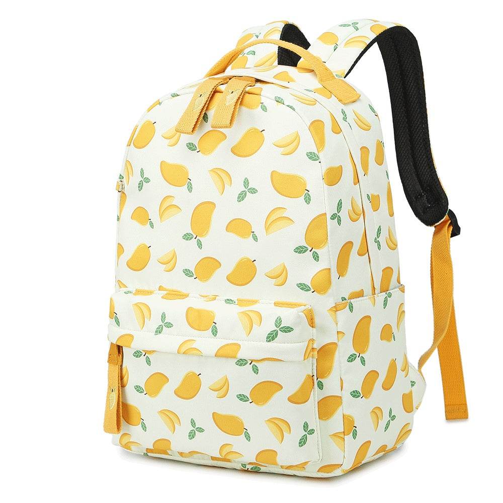 Fruit Print Backpack Women - Mubimart