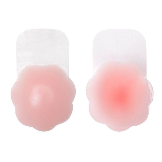 Reusable Self Adhesive Silicone Lift Up Breast Nipple Cover Bra Pad Invisible Breast Petals For Party Dress - Mubimart