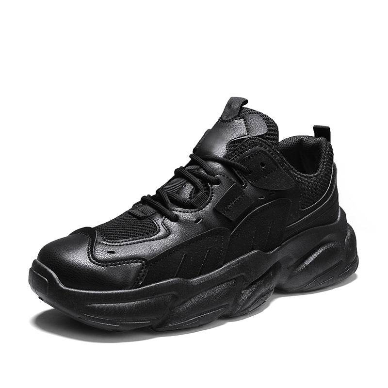 Spring And Summer New Mens Fashion Trend Casual Shoes Mesh Platform Sneakers - Mubimart