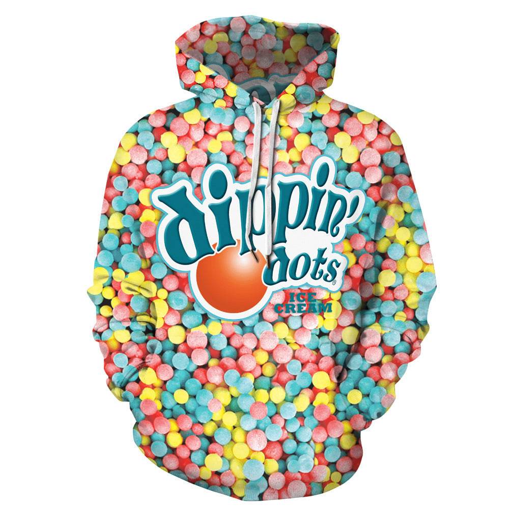 Hooded Sweatshirt Printed Loose Plus Size Fitness Sweatshirt - Mubimart