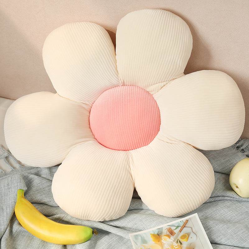 Small Daisy Flower Throw Pillow Cushion Floor Chair Cushion Cushion Office Sedentary Couch - Mubimart