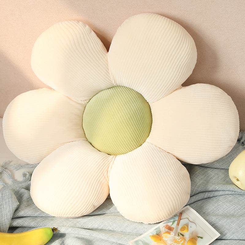 Small Daisy Flower Throw Pillow Cushion Floor Chair Cushion Cushion Office Sedentary Couch - Mubimart