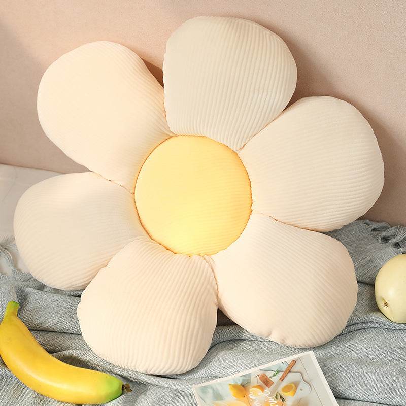 Small Daisy Flower Throw Pillow Cushion Floor Chair Cushion Cushion Office Sedentary Couch - Mubimart