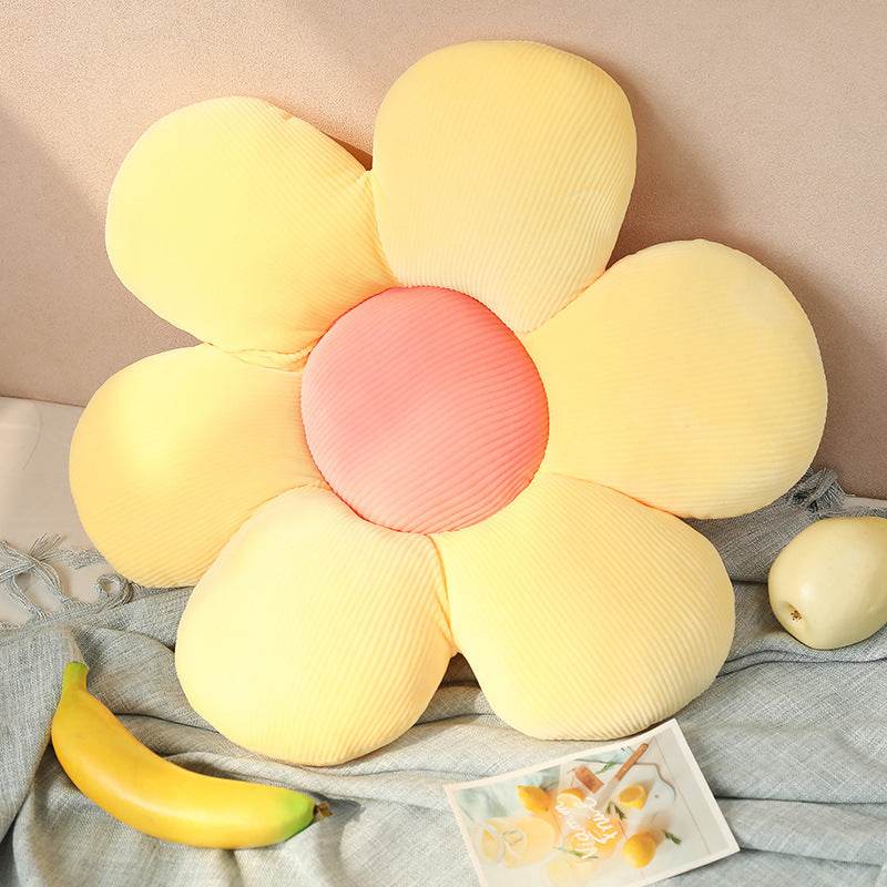 Small Daisy Flower Throw Pillow Cushion Floor Chair Cushion Cushion Office Sedentary Couch - Mubimart
