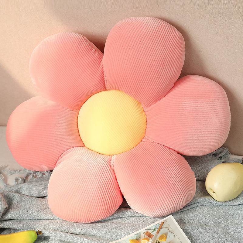 Small Daisy Flower Throw Pillow Cushion Floor Chair Cushion Cushion Office Sedentary Couch - Mubimart