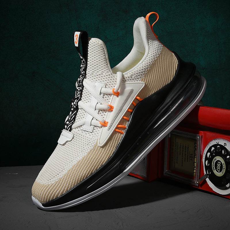 Cushion Casual Sports Shoes For Men Shock Absorbing Running Shoes - Mubimart
