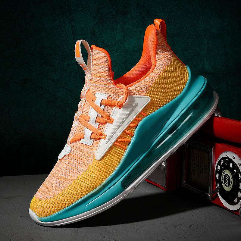 Cushion Casual Sports Shoes For Men Shock Absorbing Running Shoes - Mubimart