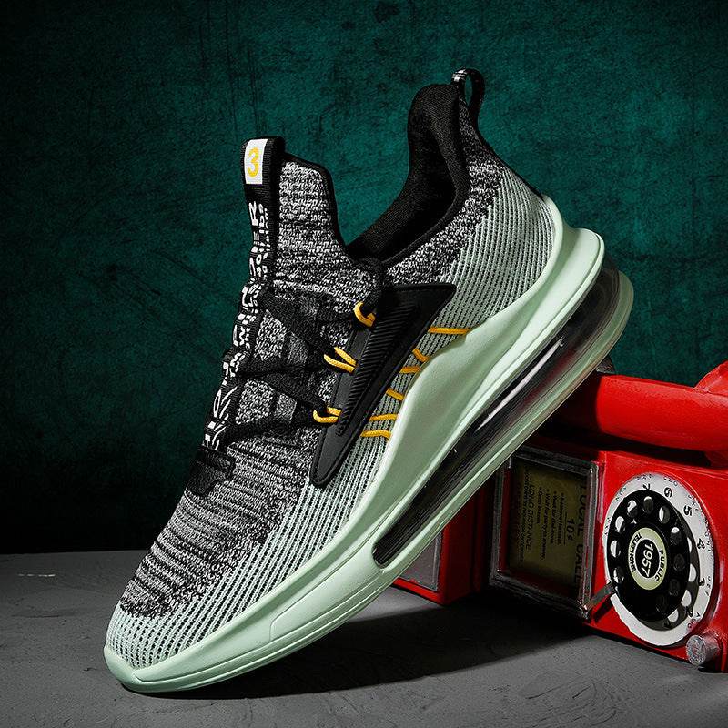 Cushion Casual Sports Shoes For Men Shock Absorbing Running Shoes - Mubimart