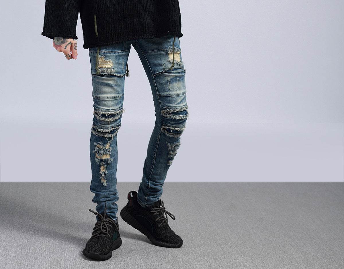 Shredded jeans - Mubimart