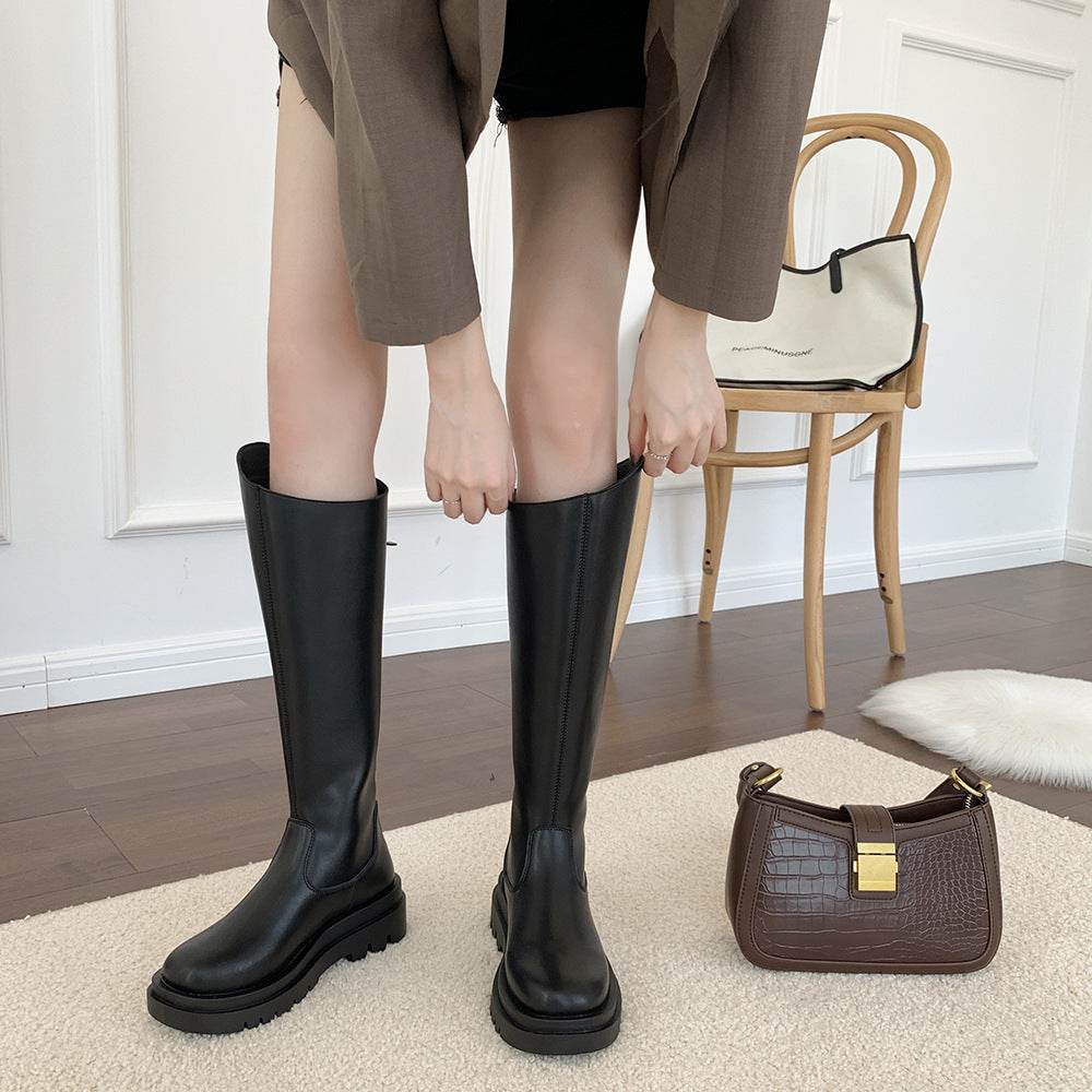 Handsome Tall Knight Boots - Mubimart