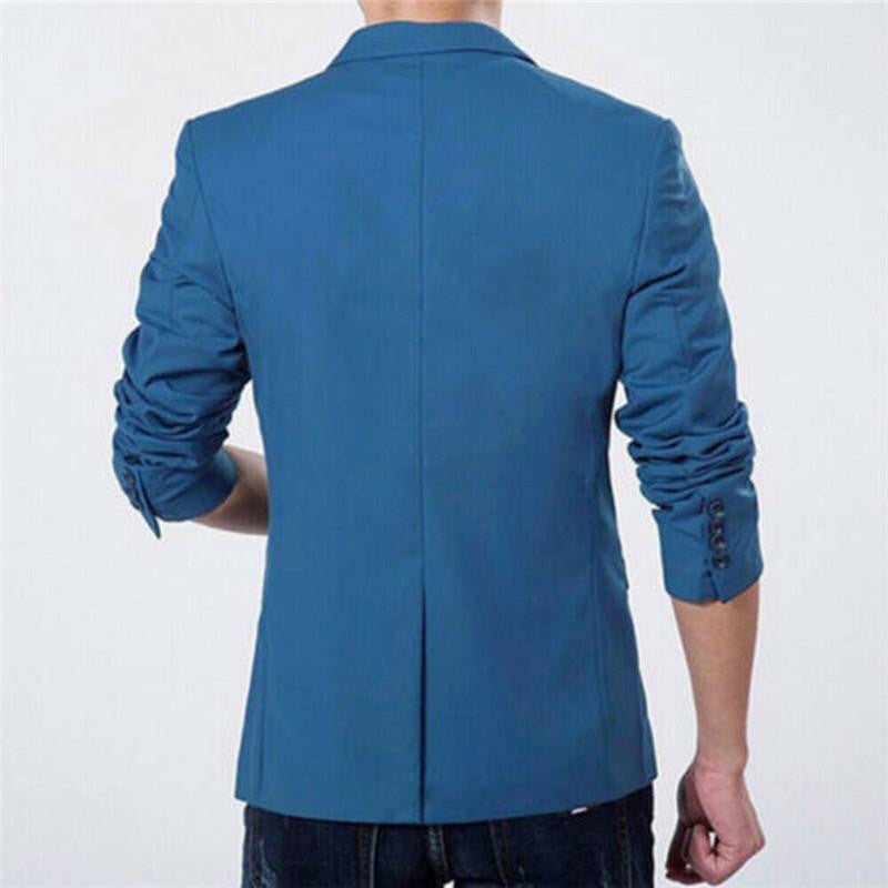 New Korean Men Blazer Casual Slim Fit Office Suit