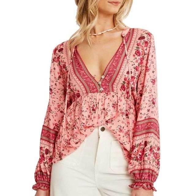 New Plus Size For Women Cotton Shirt - Mubimart