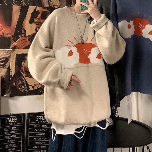 Casual Pullover Sweater - Mubimart