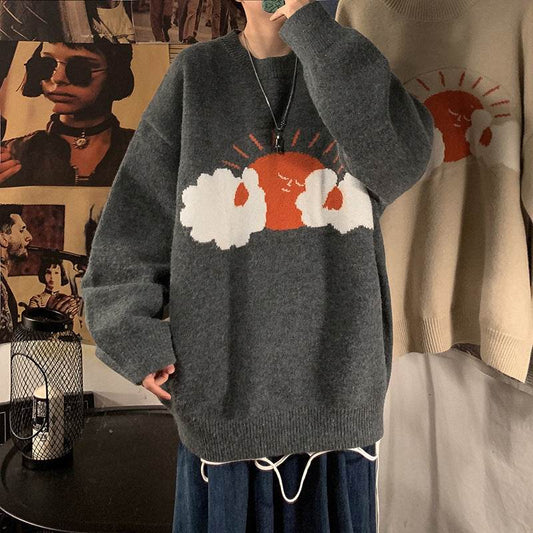 Casual Pullover Sweater - Mubimart
