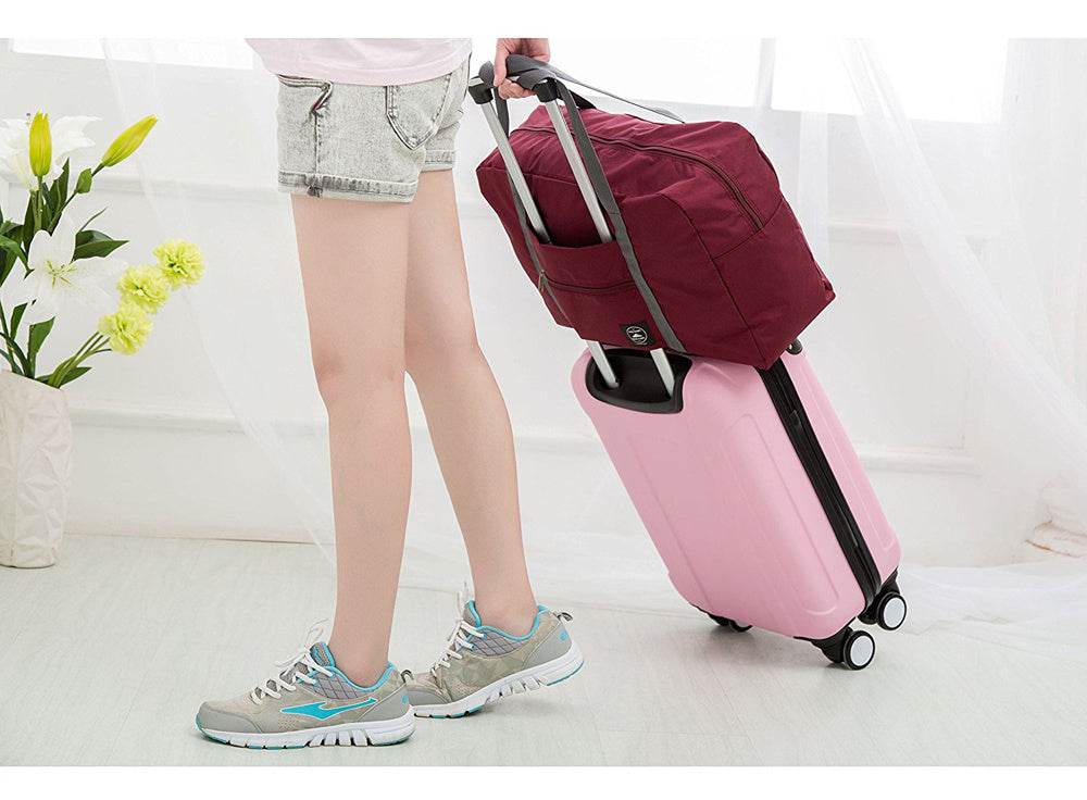 Portable Folding Storage Bag Large Capacity Duffel Bag - Mubimart