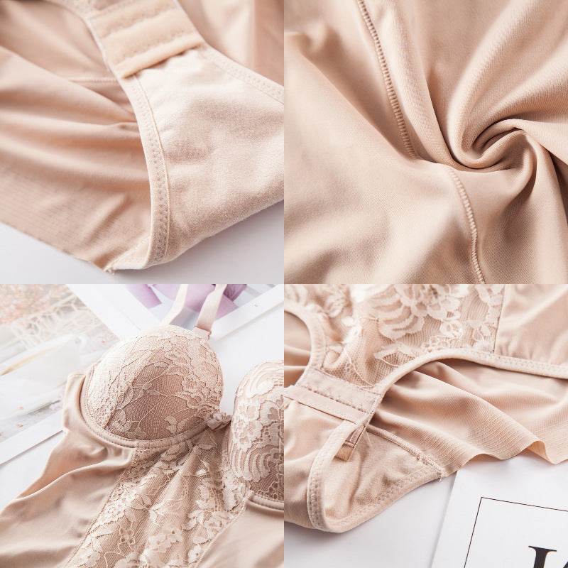 European and American Explosive Breast-supporting Body Shaper Body Shaper - Mubimart