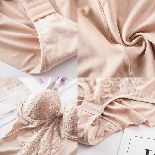 European and American Explosive Breast-supporting Body Shaper Body Shaper - Mubimart