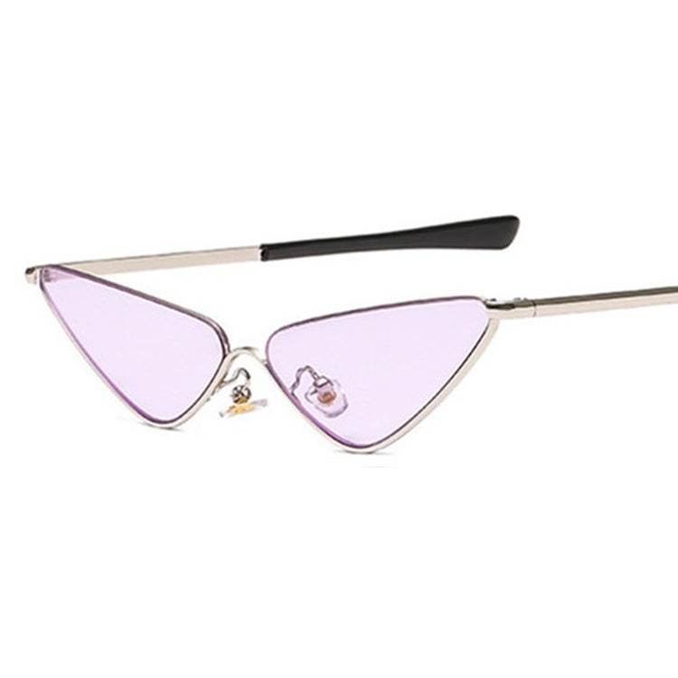 European And American Metal Cat-Eye Sunglasses - Mubimart