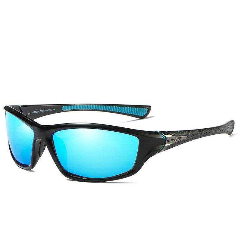 DUBERY Square Sports Style Polarized Sunglasses Men Brand Original Design Sun Glasses Male Ultralight Glasses Frame Goggles - Mubimart