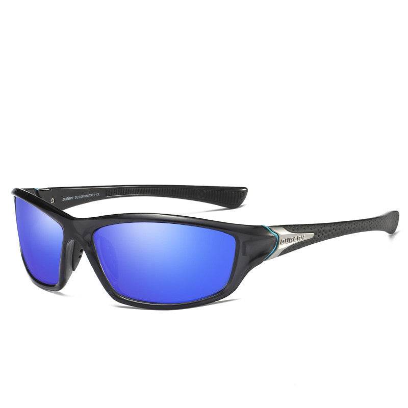 DUBERY Square Sports Style Polarized Sunglasses Men Brand Original Design Sun Glasses Male Ultralight Glasses Frame Goggles - Mubimart