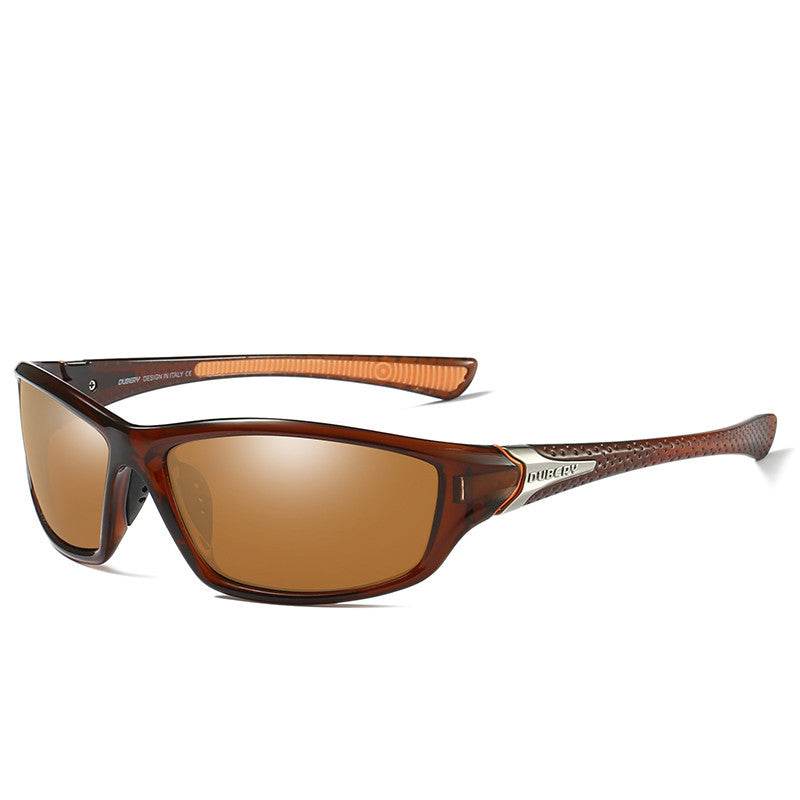 DUBERY Square Sports Style Polarized Sunglasses Men Brand Original Design Sun Glasses Male Ultralight Glasses Frame Goggles - Mubimart