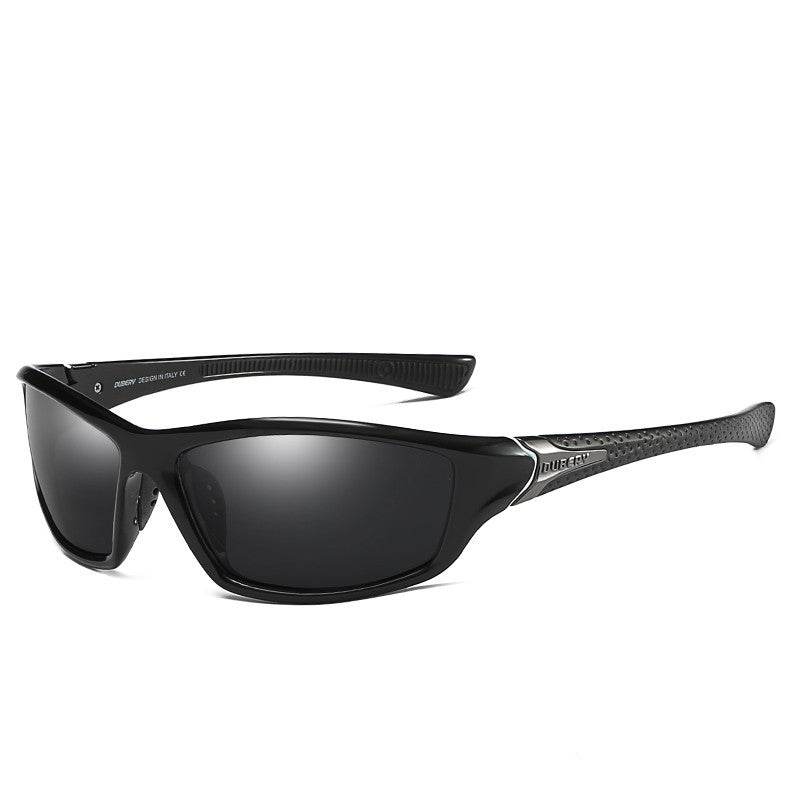 DUBERY Square Sports Style Polarized Sunglasses Men Brand Original Design Sun Glasses Male Ultralight Glasses Frame Goggles - Mubimart