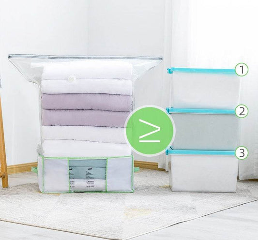 Taili Vacuum Compression Storage Box Bag Large Foldable Fabric Box - Mubimart