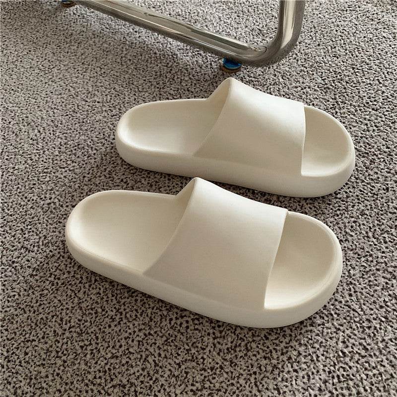 Thick - Soled Indoor Home With Non - Slip Bath Soft - Soled Slippers - Mubimart