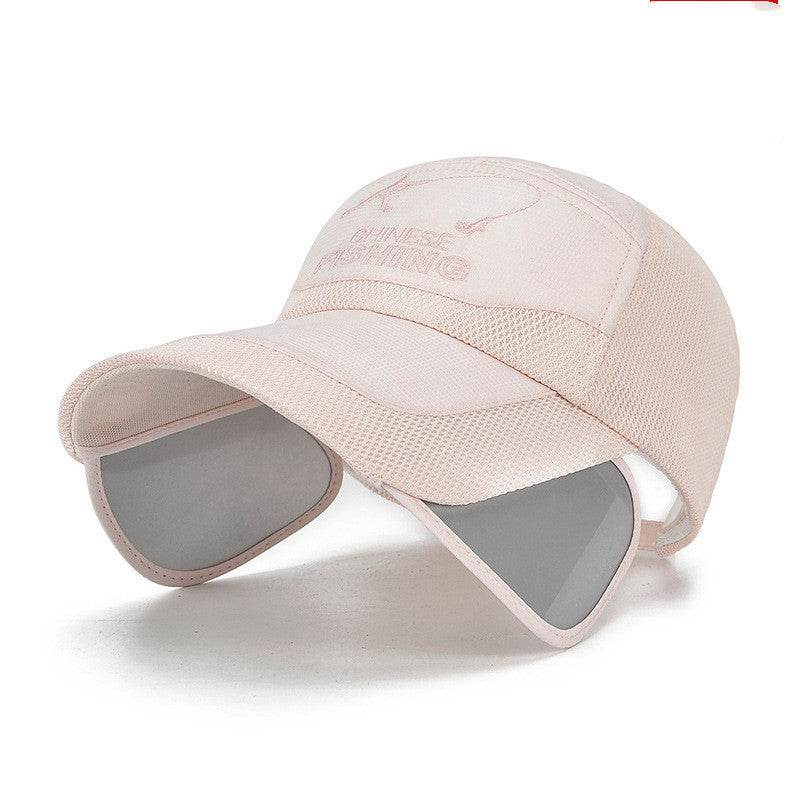 Summer Outdoor Mesh Hat Baseball Cap Men's Sun Hat Travel Sunshade Cap - Mubimart