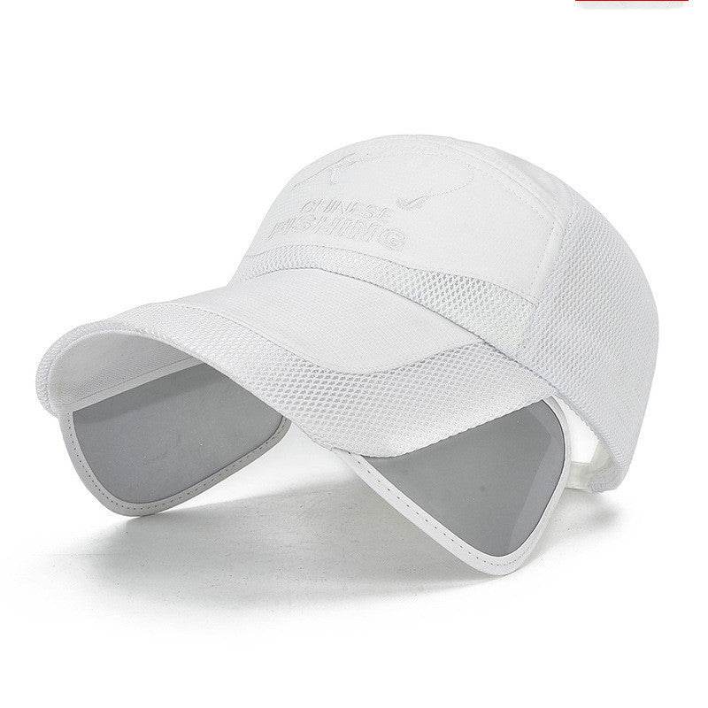 Summer Outdoor Mesh Hat Baseball Cap Men's Sun Hat Travel Sunshade Cap - Mubimart