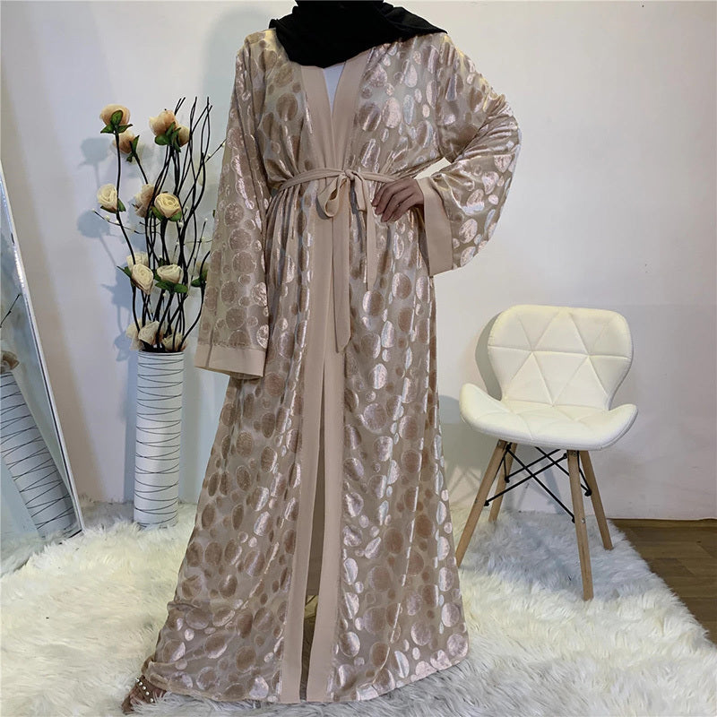 Dubai Women Clothing Maxi Long Kaftan Abaya Malaysian Robe Cardigan - Mubimart -  