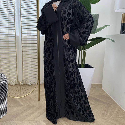 Dubai Women Clothing Maxi Long Kaftan Abaya Malaysian Robe Cardigan - Mubimart