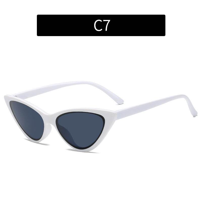 European And American Cat Eye Insert Sunglasses - Mubimart