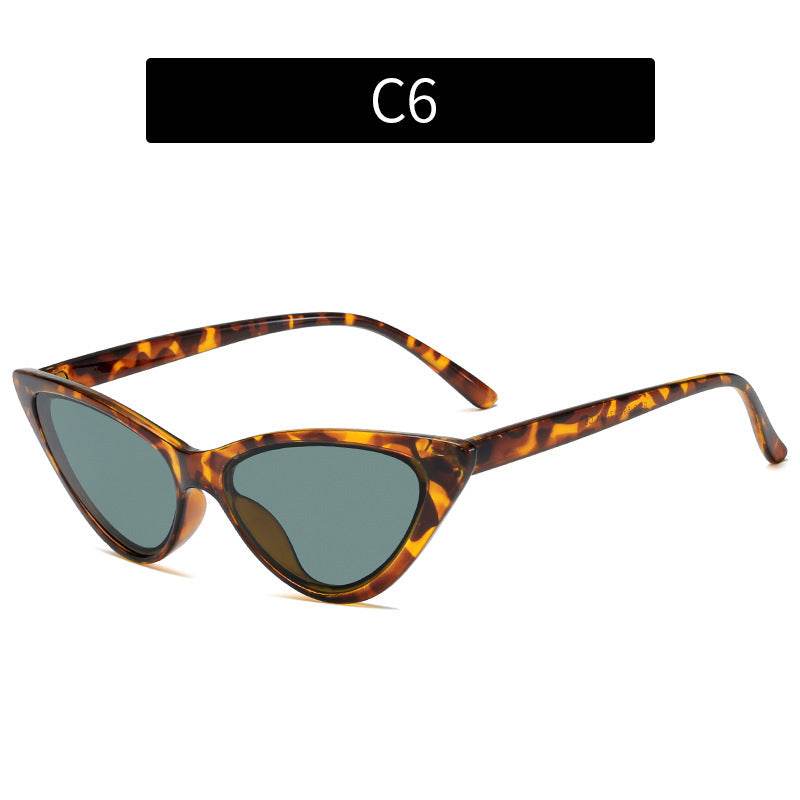 European And American Cat Eye Insert Sunglasses - Mubimart