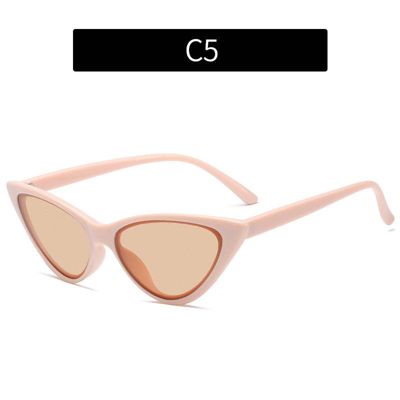 European And American Cat Eye Insert Sunglasses - Mubimart