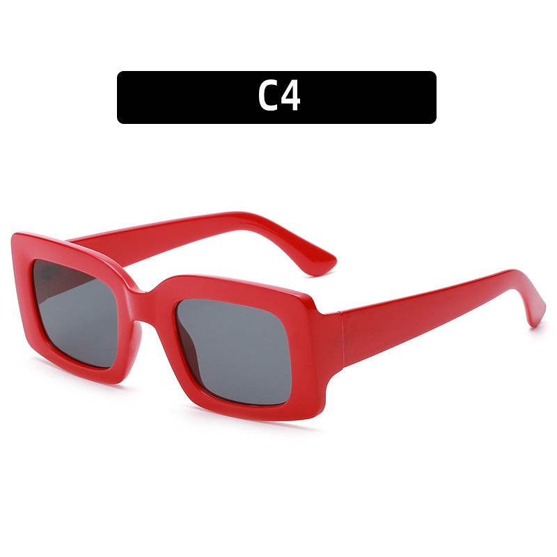 Uv Protection Sunglasses Sunglasses Fashion Rectangle - Mubimart