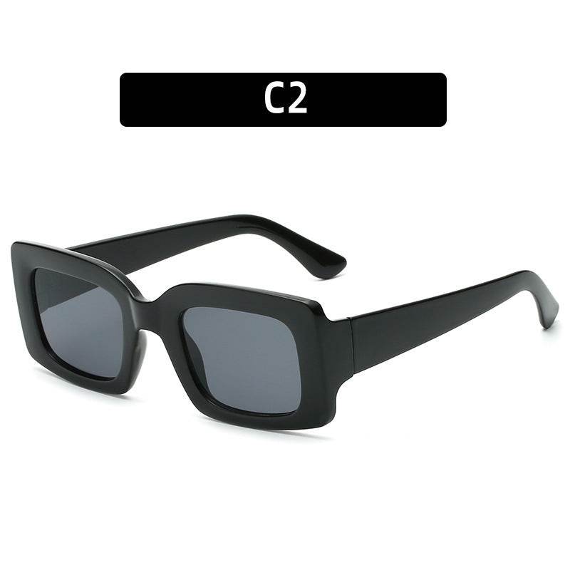 Uv Protection Sunglasses Sunglasses Fashion Rectangle - Mubimart