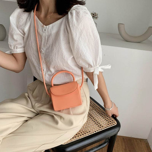 One-shoulder Messenger Bag Women Summer Small Square Bag - Mubimart