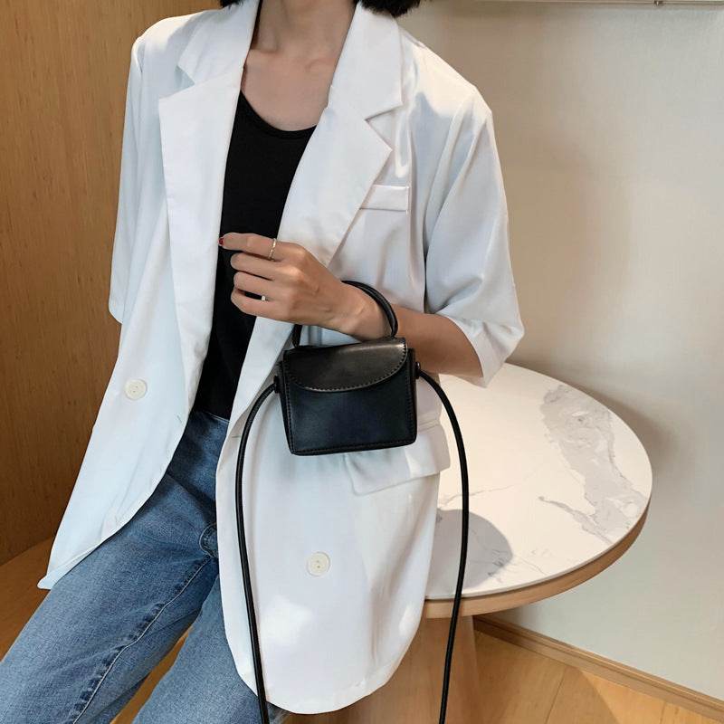 One-shoulder Messenger Bag Women Summer Small Square Bag - Mubimart